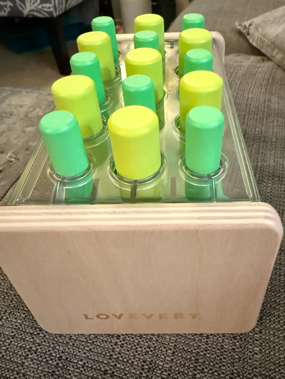 Lovevery Wooden Thick and Thin Peg Game - Picture 2 of 2